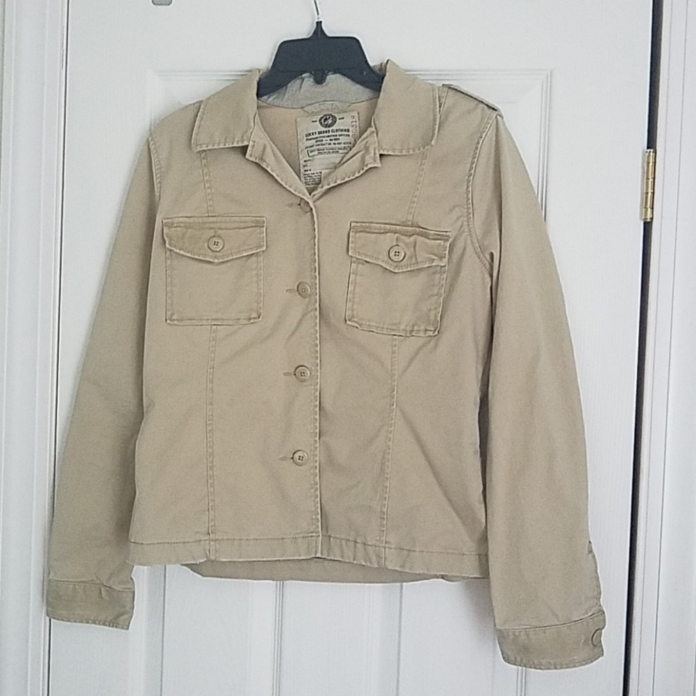 Lucky Brand Clothing Khaki Jacket size M
